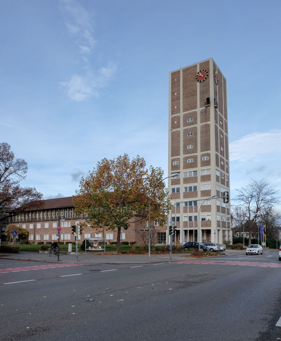 Paul Bonatz - Kornwestheim Town Hall with Water Tower