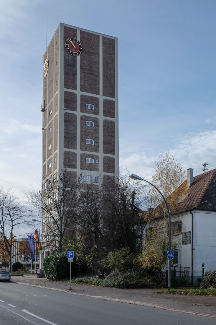 Paul Bonatz - Kornwestheim Town Hall with Water Tower