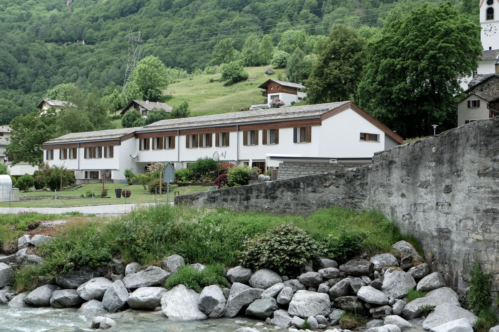 Bruno Giacometti - EWZ Residential Buildings
                Vicosoprano