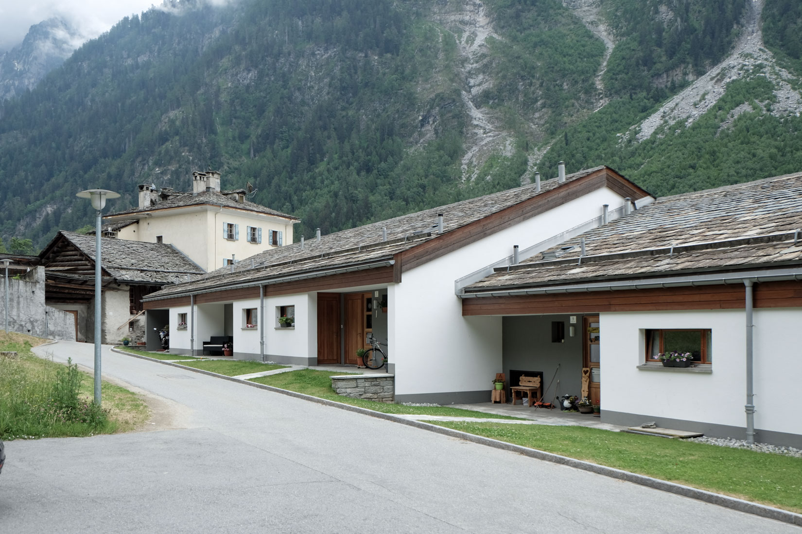 Bruno Giacometti - EWZ Residential Buildings
                Vicosoprano