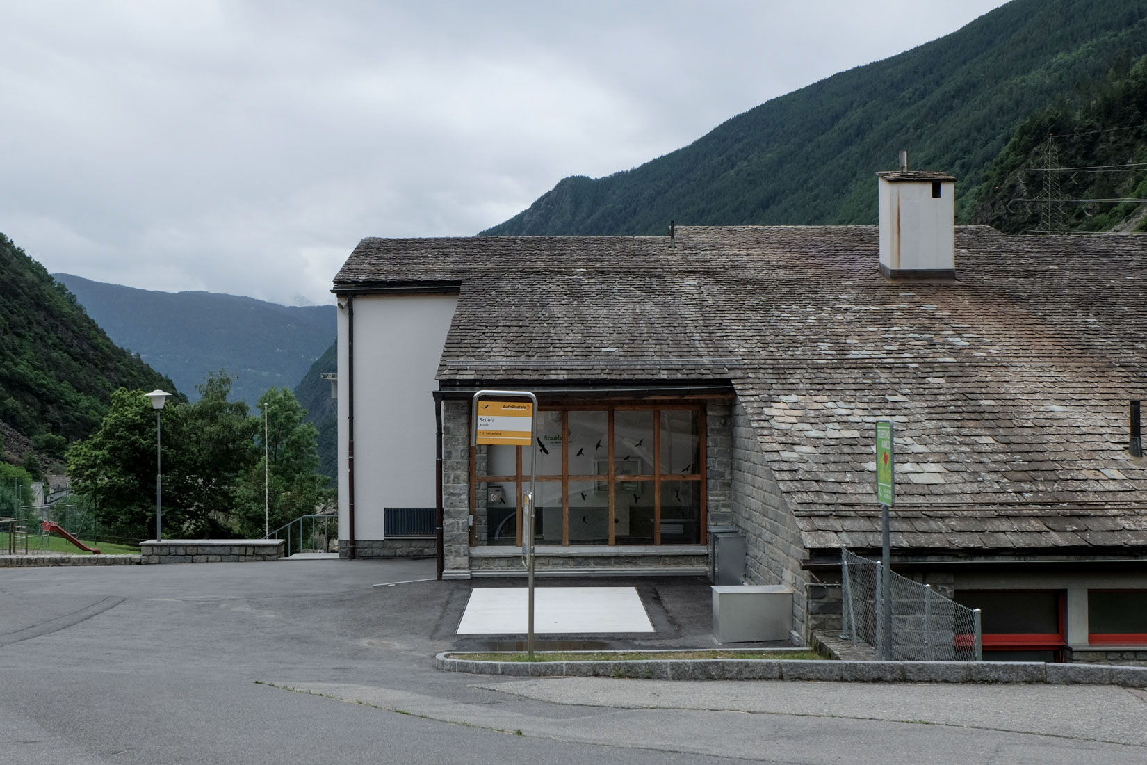 Bruno Giacometti - School Building Brusio