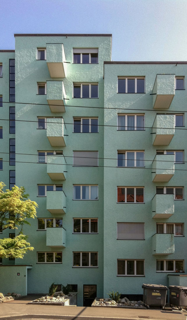 Ernst Gisel - Apartment Building Hegibachstrasse Zrich