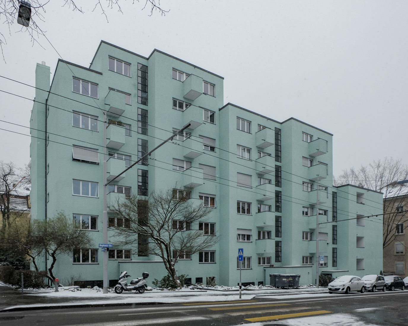 Ernst Gisel - Apartment Building Hegibachstrasse Zrich