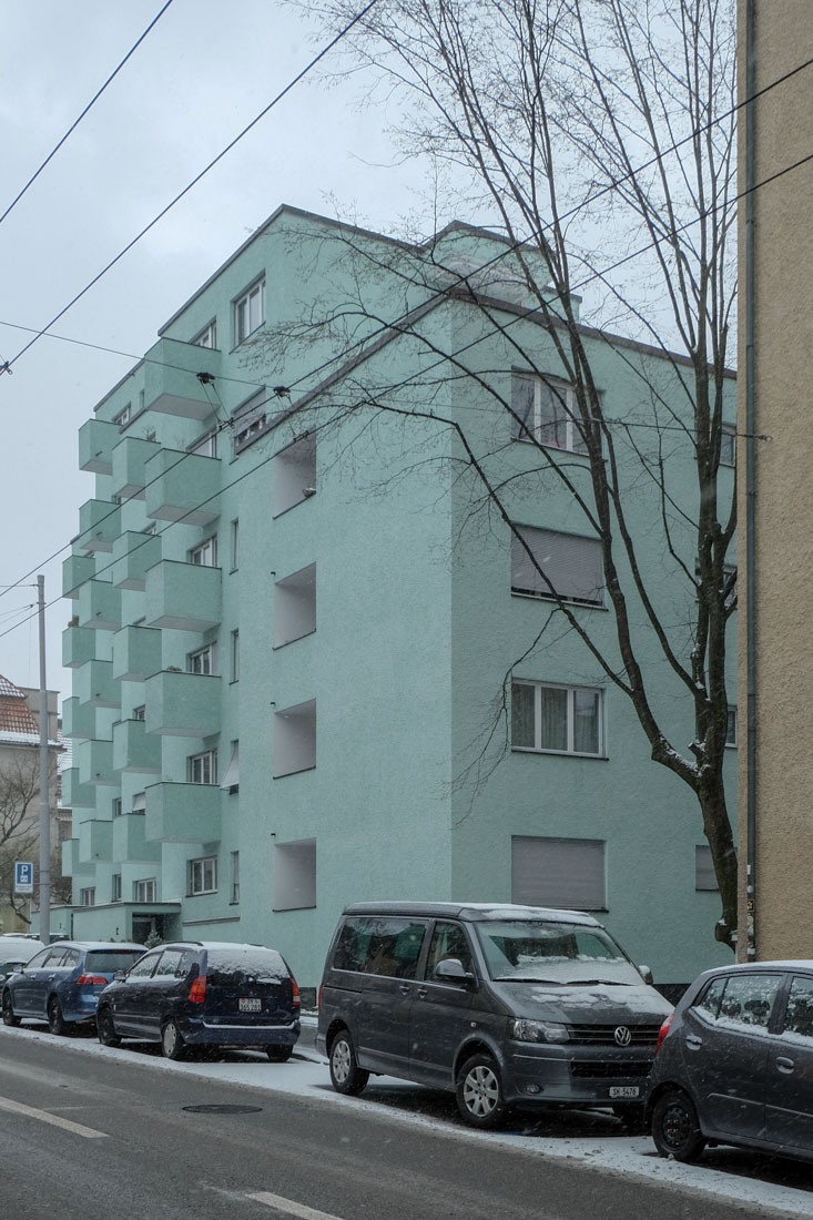 Ernst Gisel - Apartment Building Hegibachstrasse Zrich